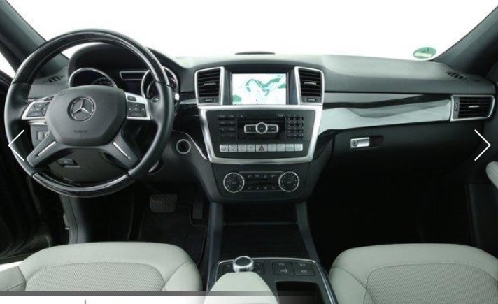 Left hand drive car MERCEDES ML CLASS (01/01/2015) - 